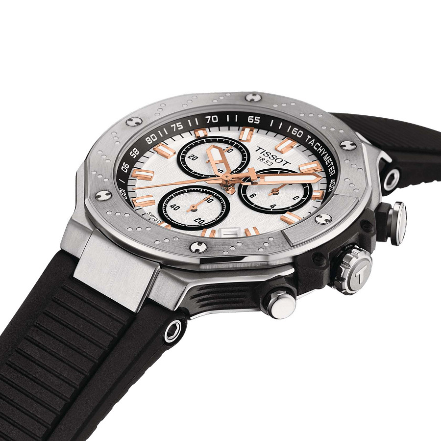 Часы Tissot T-Race Chronograph T141.417.17.011.00 — кварцевые, металл сталь