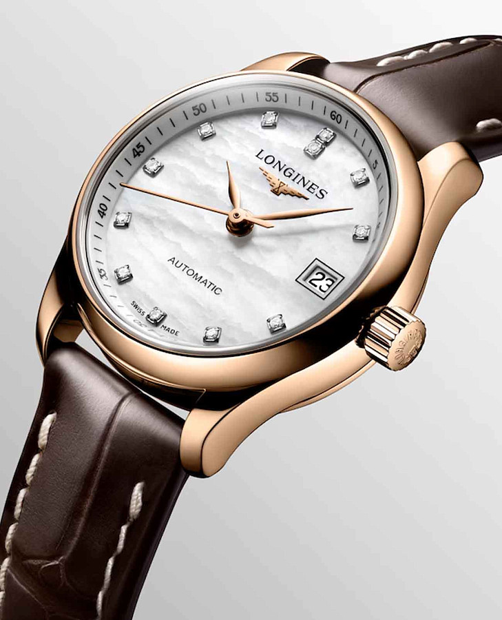 Часы Longines Master Collection L2.128.8.87.3 — кожаный, женские