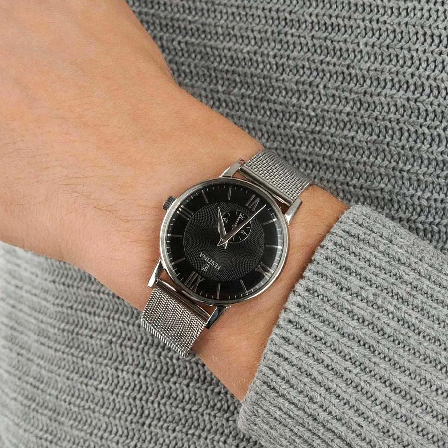 Часы Festina Retro F20568/4 — кварцевые, сталь металл