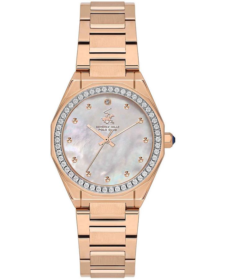 Часы Beverly Hills Polo Club Quartz BP3603C.430 — женские, перламутровый