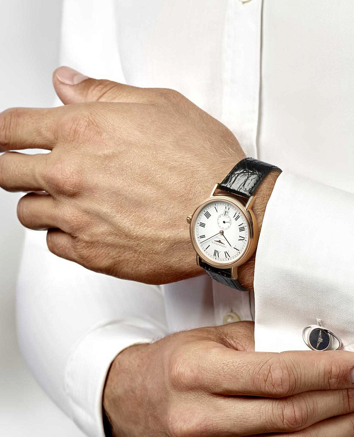 Часы Longines Presence L4.905.1.11.2 — Швейцария, механические