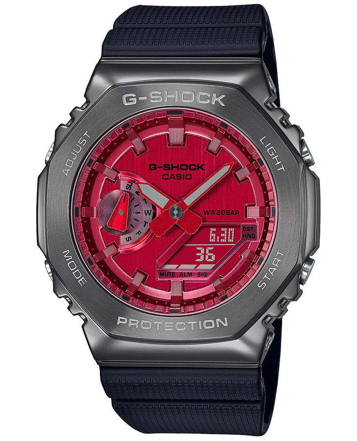 Часы Casio G-Shock GM-2100B-4ADR (GM-2100B-4A) — мужские, розовый