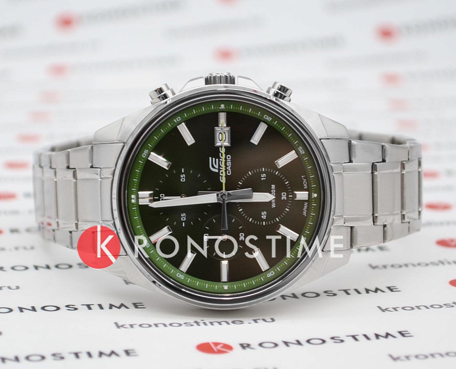 Часы Casio Edifice EFV-610D-3CVUDF (EFV-610D-3C) — мужские, нержавеющая сталь