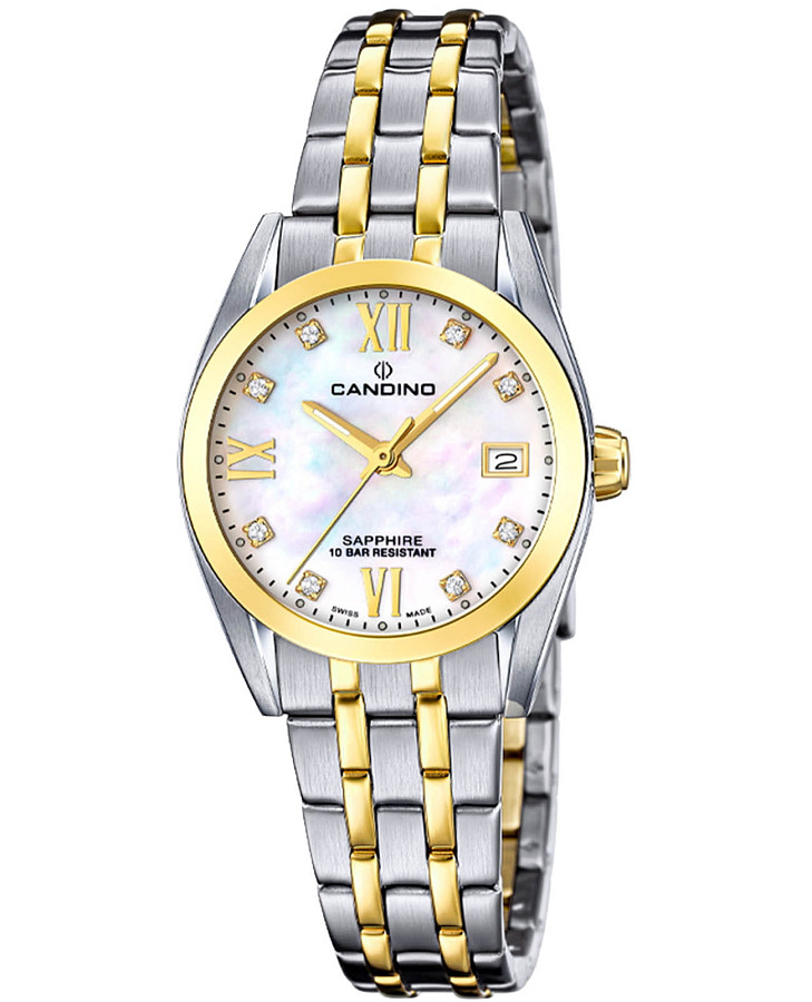 Часы Candino Couple Quartz C4704/E — женские, перламутровый