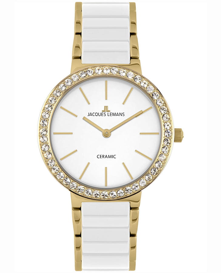 Часы Jacques Lemans High Tech Ceramic Monaco 50-7D — женские, белый