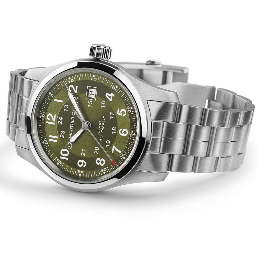 Часы Hamilton Khaki Field Auto H70605160 — сталь, Швейцария