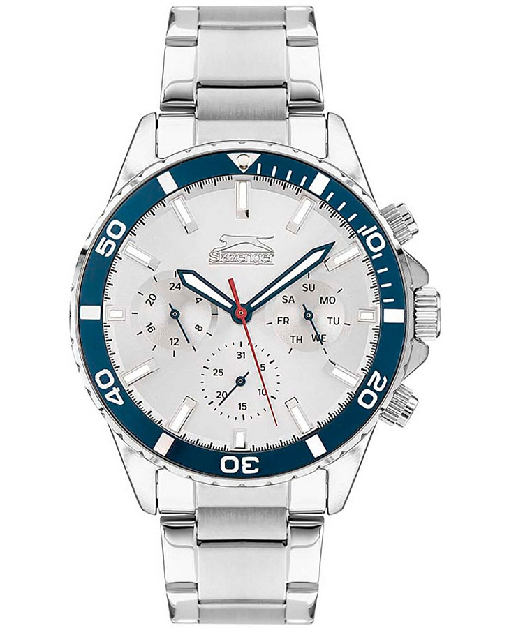 Часы Slazenger Multifunction SL.09.2065.2.01 — мужские, серебристый