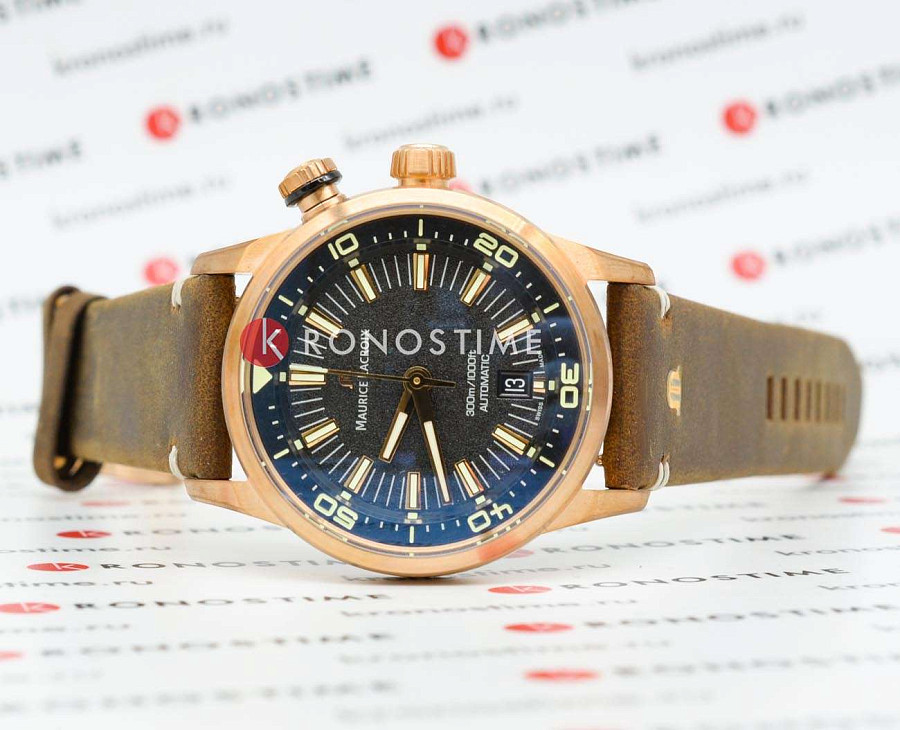 Часы Maurice Lacroix Pontos S Diver PT6248-BRZ01-330-3 — механические, бронза