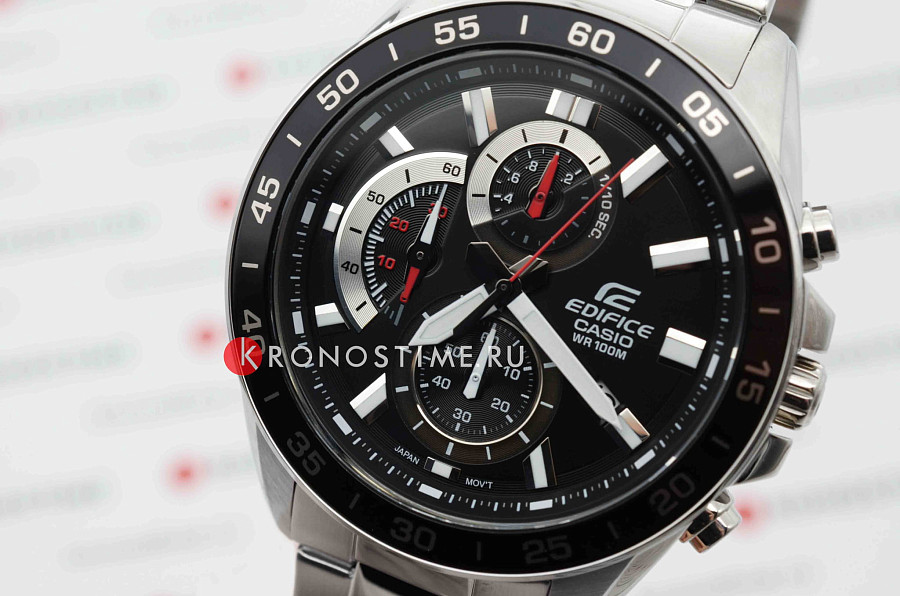 Часы Casio Edifice EFV-550D-1AVUDF (EFV-550D-1A) — сталь металл, Япония