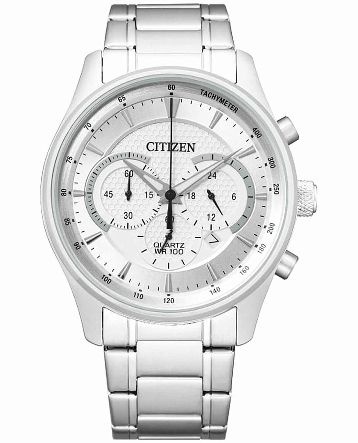 Часы Citizen Chronograph AN8190-51A — мужские, белый
