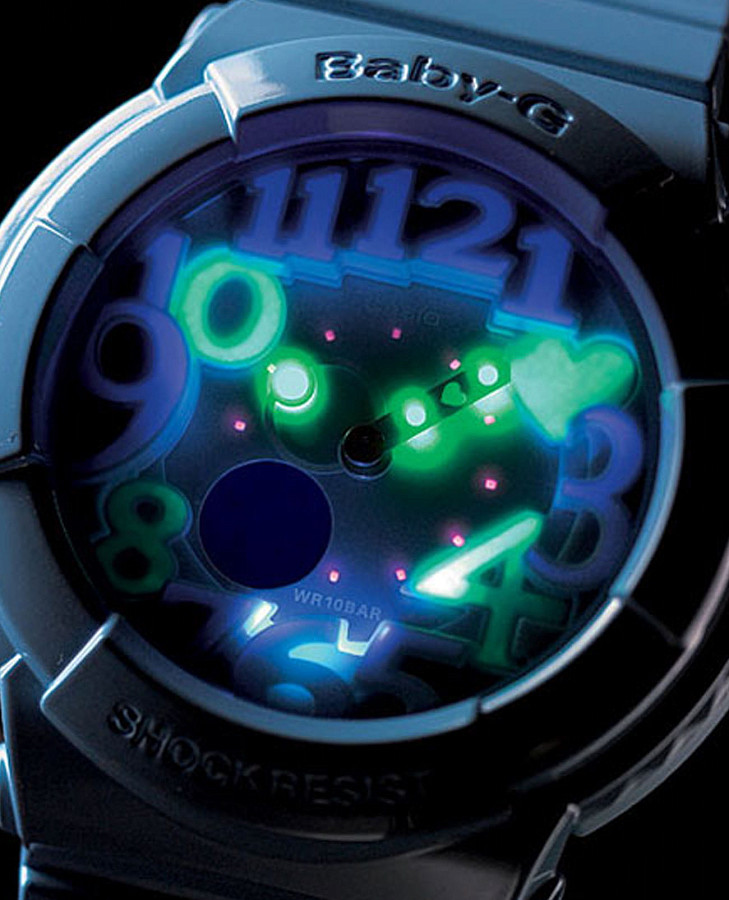 Часы Casio Baby-G BGA-130-2BDR — пластик, женские