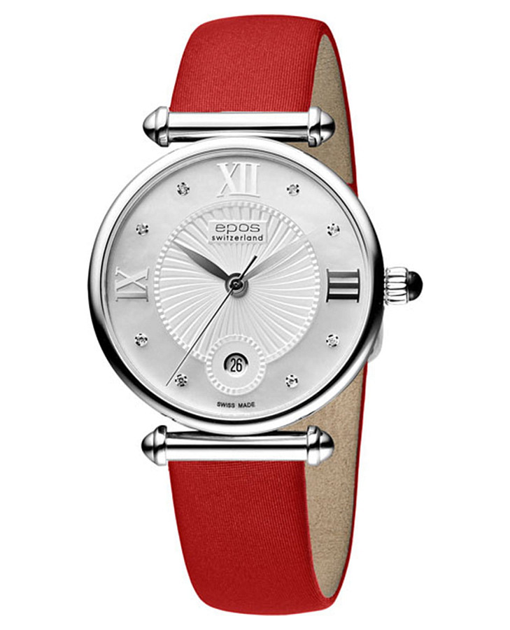 Часы Epos Quartz 8000.700.20.88.88 — женские, перламутровый