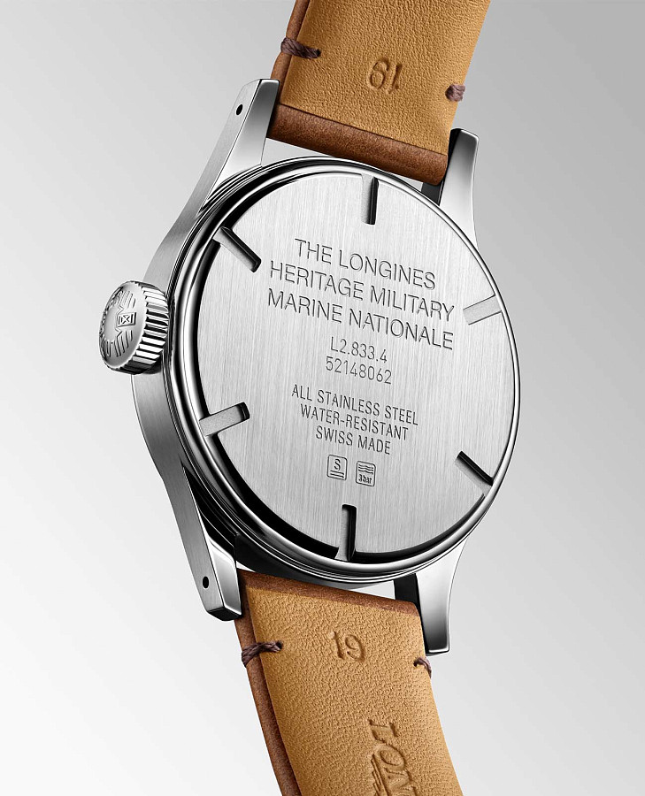 Часы Longines Heritage Military L2.833.4.93.2 — артикул L28334932