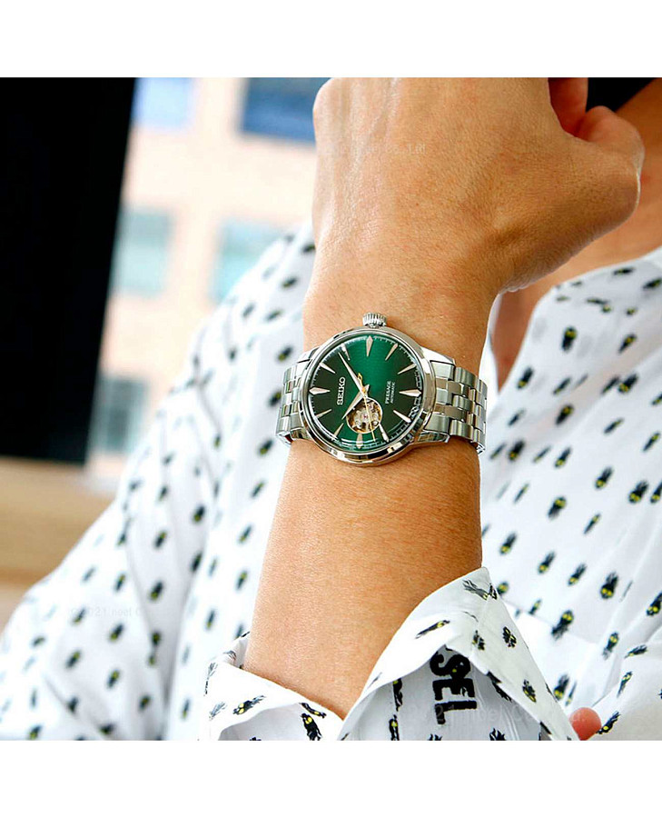 Часы Seiko Presage Cocktail Time SSA441J1 — мужские, нержавеющая сталь