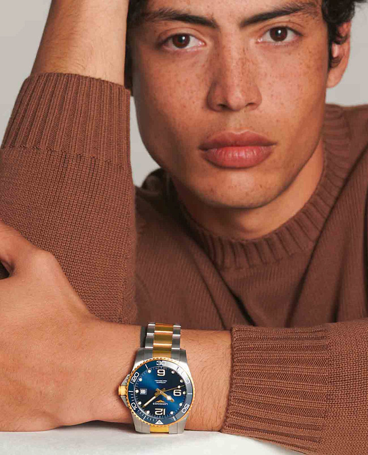 Часы Longines HydroConquest L3.781.3.96.7 — Швейцария, механические