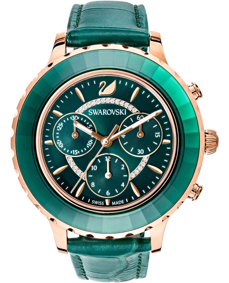 Часы Swarovski Octea Lux Chrono 5452498 — кварцевые, металл сталь