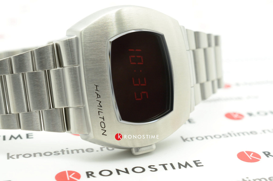 Часы Hamilton American Classic PSR Digital Quartz H52414130 — красный, сталь