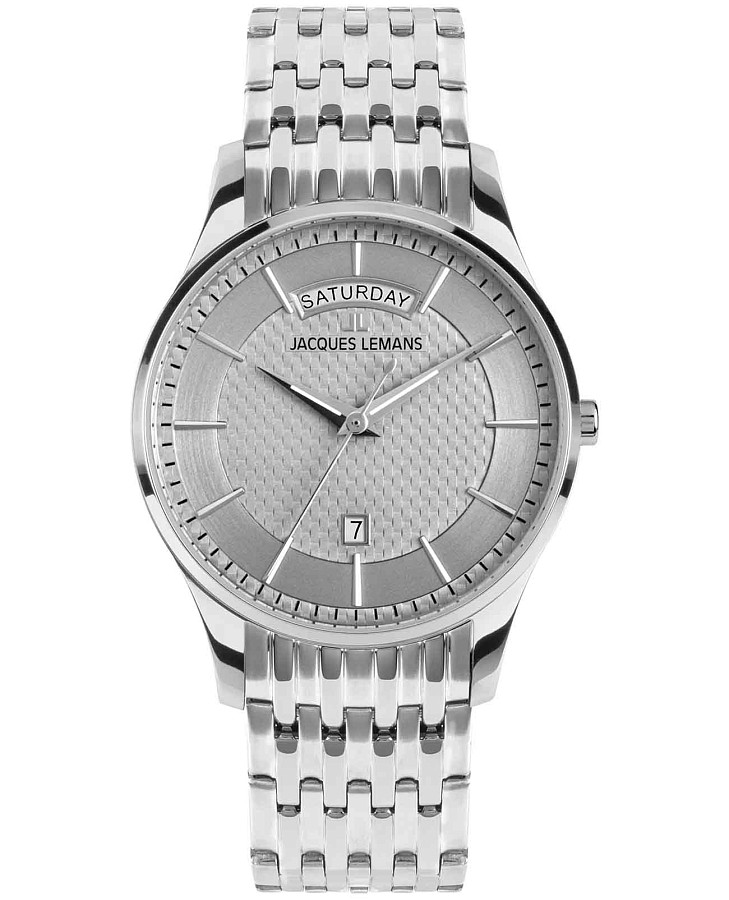 Часы Jacques Lemans London 1-2193G — мужские, серебристый