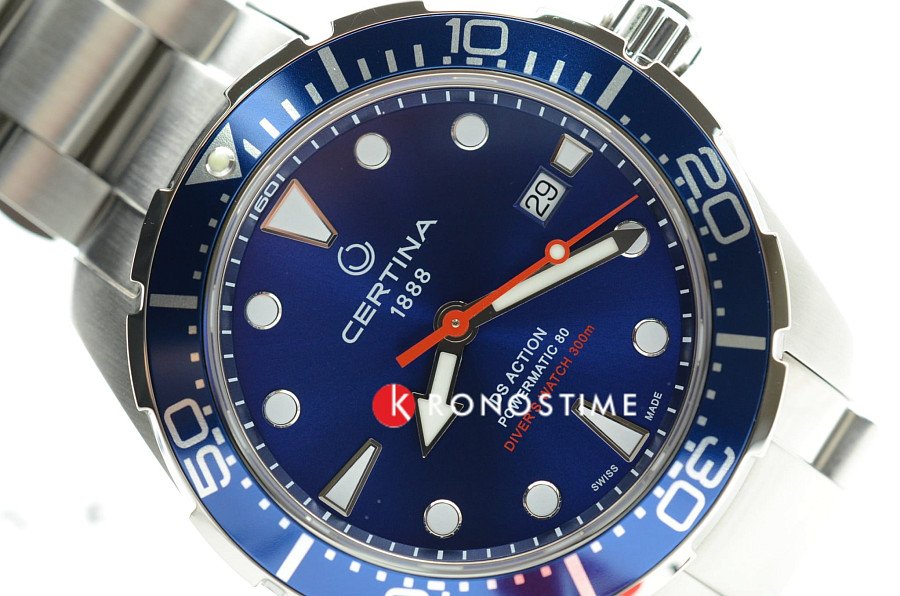 Часы Certinа DS Action Diver Powermatic 80 C032.407.11.041.00 — механические, Швейцария, мужские