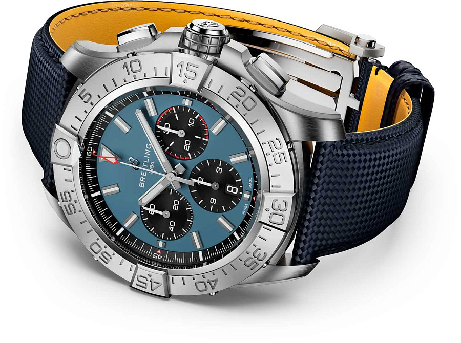 Часы Breitling Super Avenger B01 Chronograph 46 mm EB0148101C1X1 — кожаный, мужские
