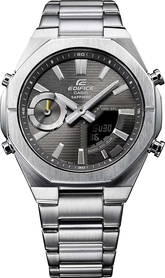 Часы Casio Edifice ECB-S10D-8A — кварцевые, металл сталь