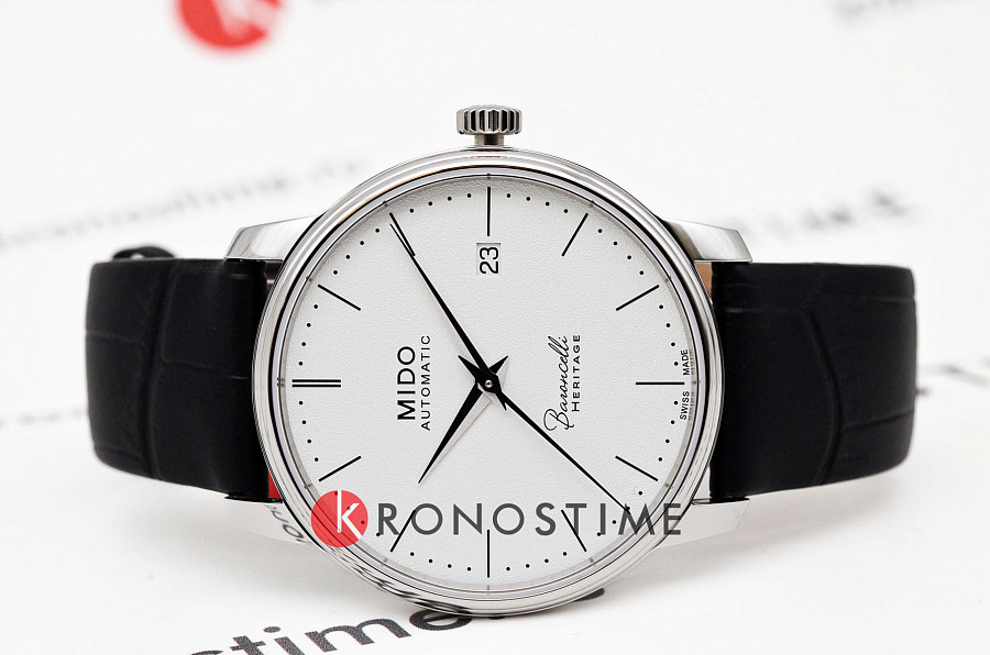 Часы Mido Baroncelli Heritage Gent M027.407.16.010.00 — механические, металл сталь