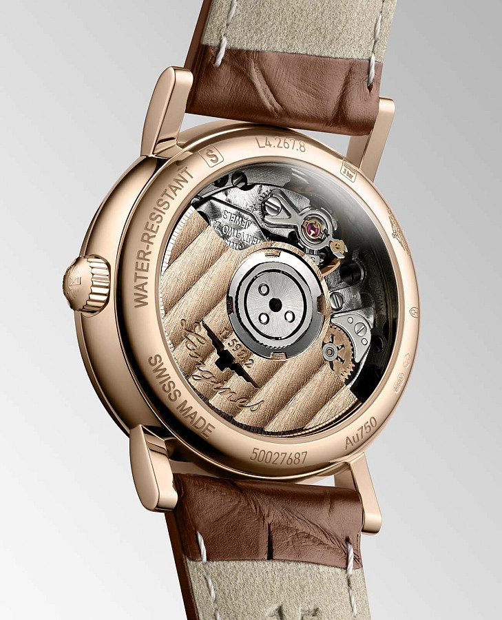 Часы Longines Presence L4.267.8.73.2 — механические, металл золото