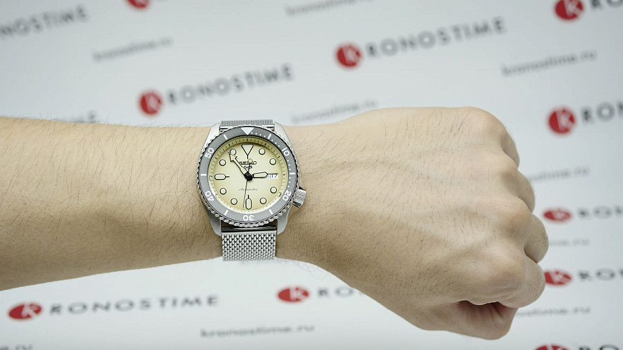 Часы Seiko 5 Sports SRPD67K1 — серебристый, сталь металл