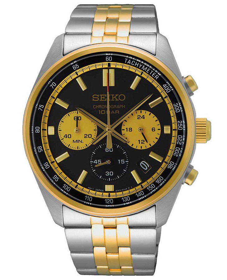 Часы Seiko Conceptual Series Sports SSB430P1 — мужские, черный