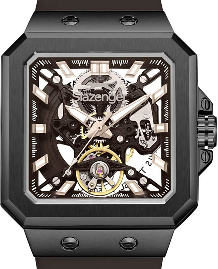 Часы Slazenger SL.09.2500.1.07 — механические, сталь металл