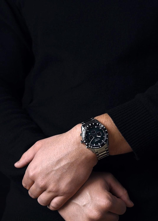 Часы Citizen Eco-Drive CA4674-58X — кварцевые, металл сталь