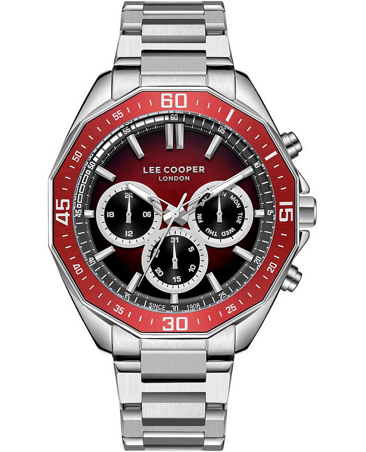 Часы Lee Cooper LC08021.380 — мужские, красный