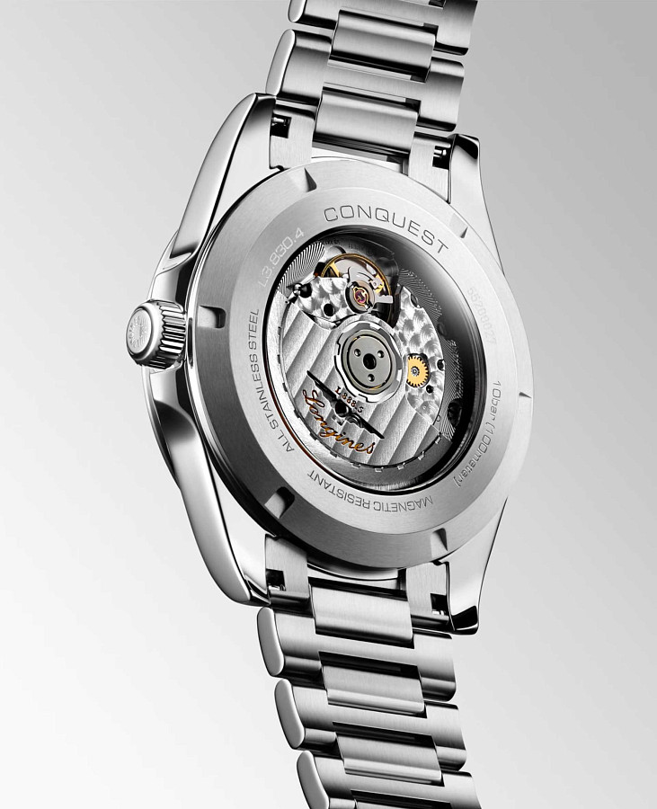 Часы Longines Conquest 41 mm L3.830.4.07.6 — металл сталь, Швейцария