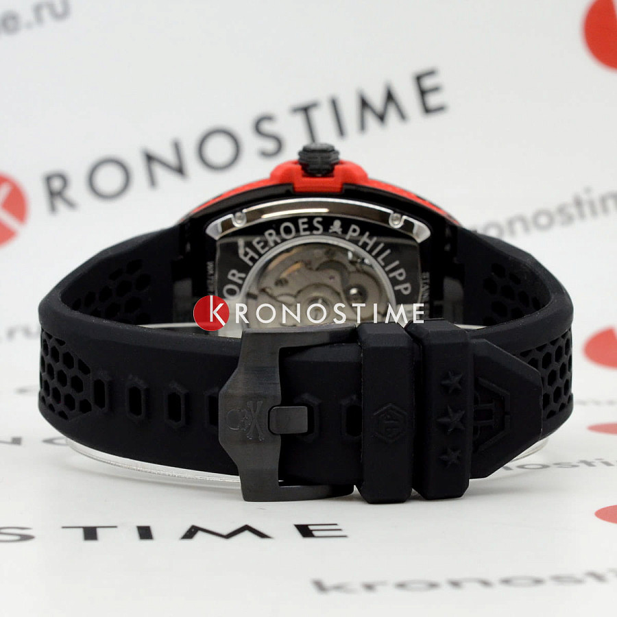 Часы Philipp Plein The Skeleton PWJFA1626 — силикон, мужские
