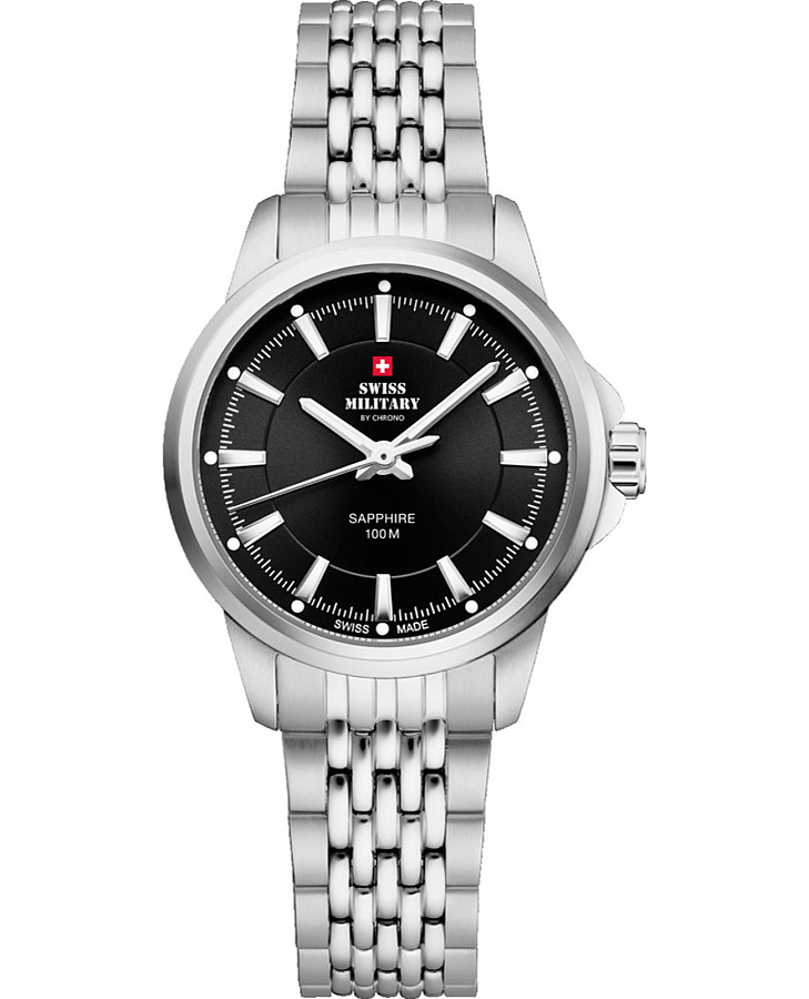 Часы Swiss Military by Chrono SM34105.01 — женские, черный