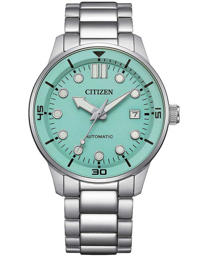 Часы Citizen Automatic NJ0191-83M — мужские, голубой