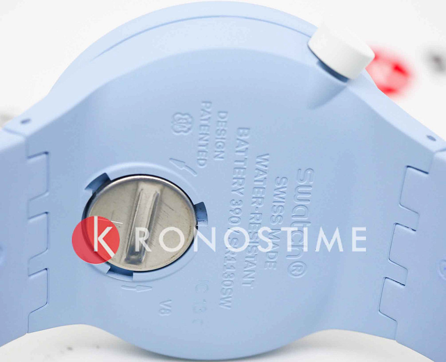 Часы Swatch Big Bold Bioceramic Lacquered SB03N100 — Швейцария, кварцевые