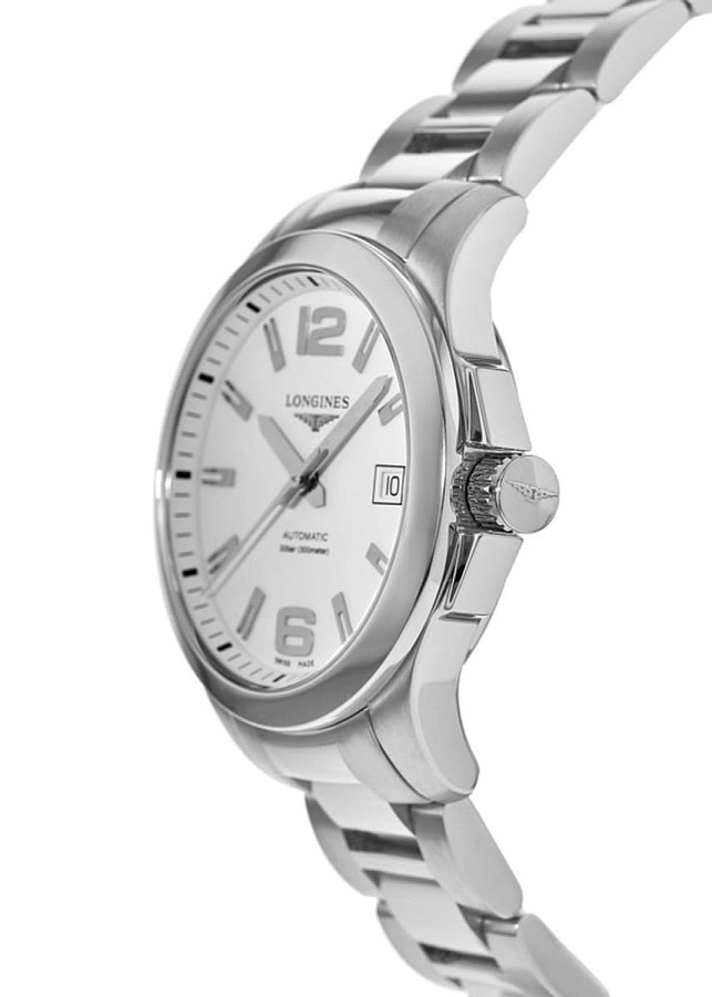 Часы Longines Conquest L3.776.4.16.6 — механические, металл сталь