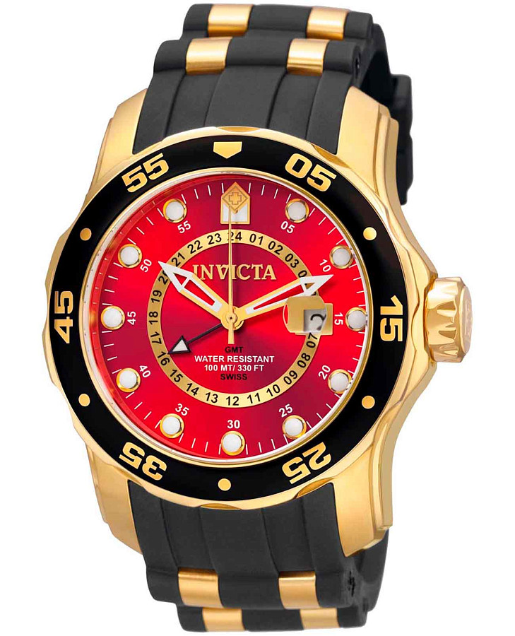 Часы Invicta Pro Diver IN6992 — мужские, красный