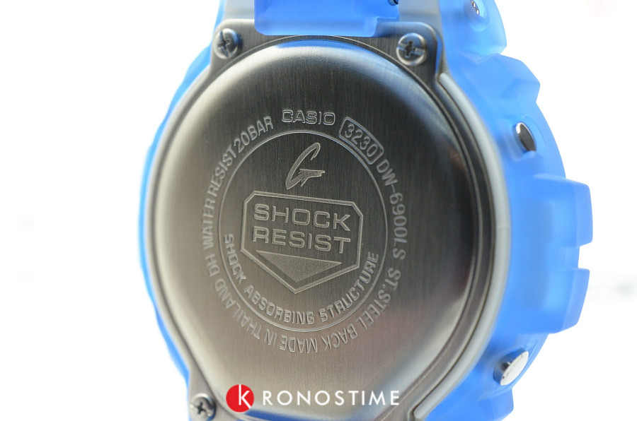 Часы Casio G-Shock DW-6900LS-2ER — голубой, пластик