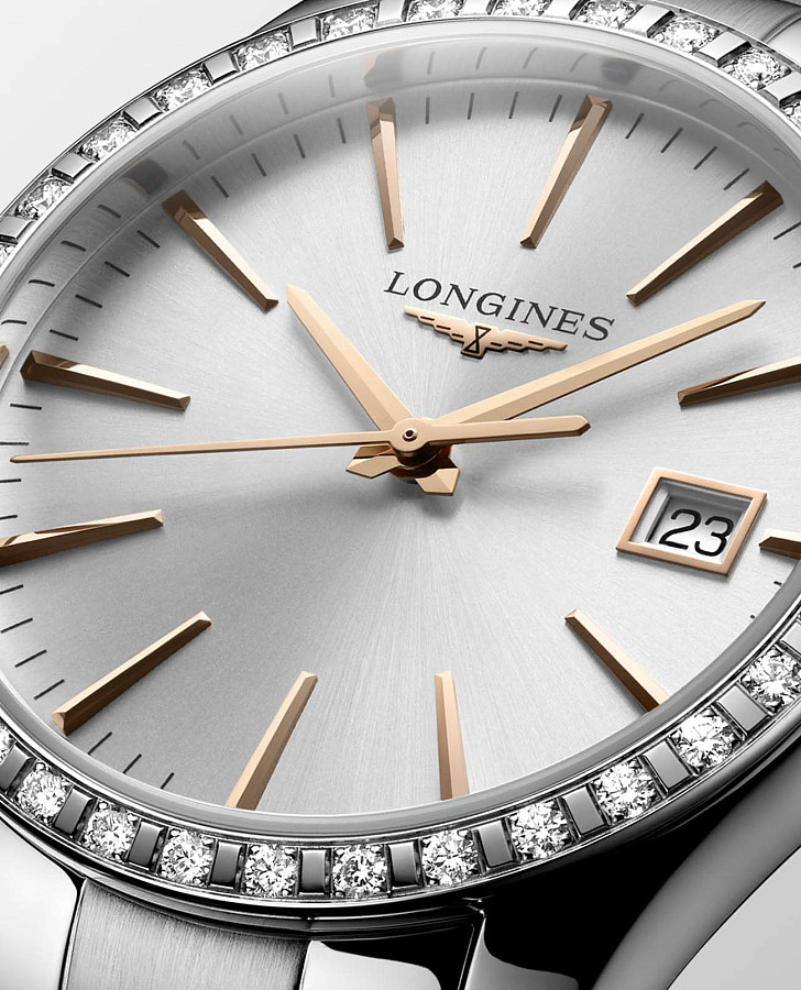 Часы Longines Conquest Classic L2.386.0.72.6 — женские, нержавеющая сталь