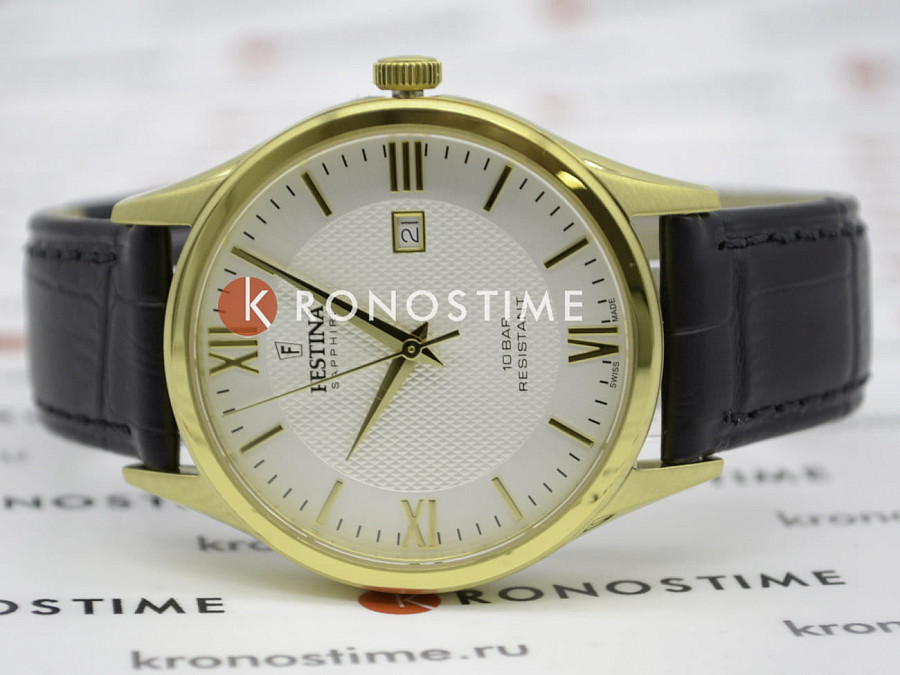 Часы Festina Classics F20010/2 — металл сталь, Испания