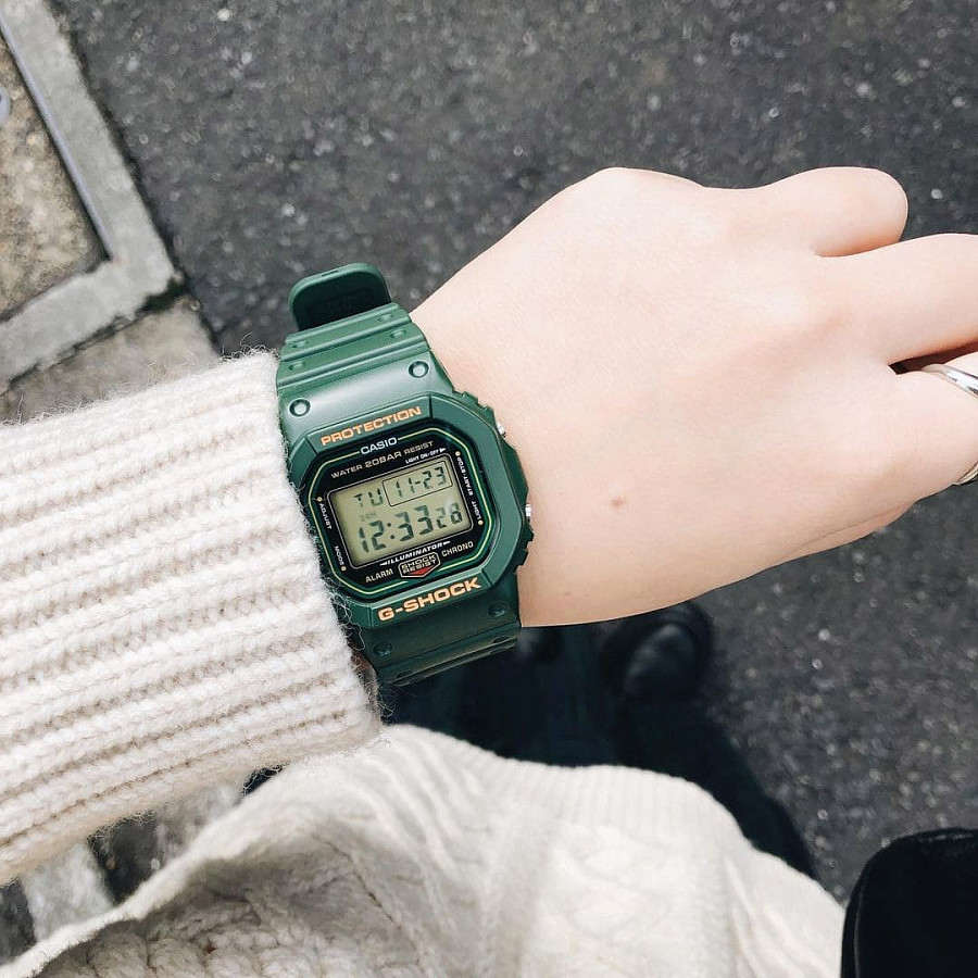 Часы Casio G-Shock DW-5600RB-3 — серый, электронные