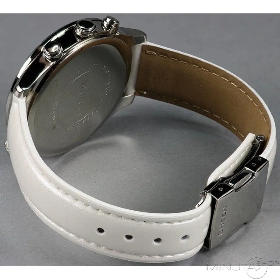 Часы Casio Sheen SHE-5023L-7A — кварцевые, металл сталь