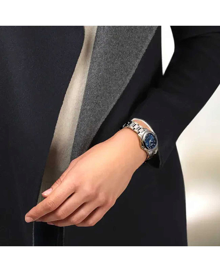 Часы Longines Conquest L3.377.4.97.6 — женские, серебристый