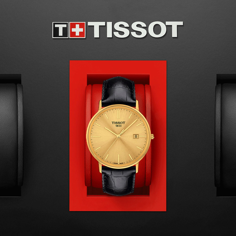 Часы Tissot Goldrun Sapphire 18K Gold T922.410.16.021.00 — кварцевые, золото металл