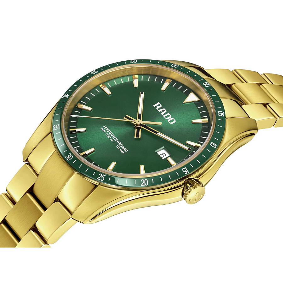 Часы Rado Hyperchrome R32155303 — кварцевые, сталь металл керамика