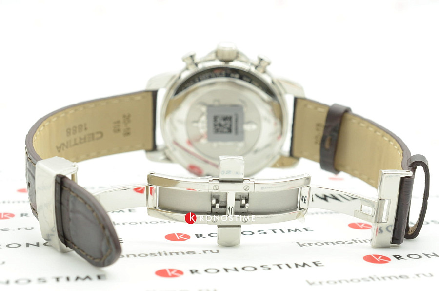 Часы Certina DS Podium Chronograph GMT C034.654.16.087.01 — мужские, кожаный