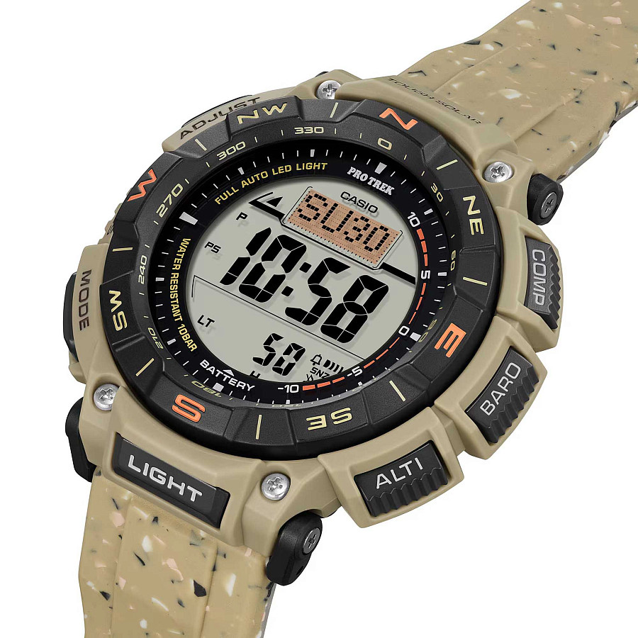 Часы Casio Pro Trek PRG-340SC-5DR (PRG-340SC-5) — Япония, электронные