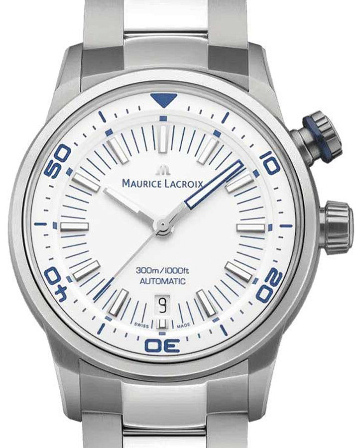 Часы Maurice Lacroix Pontos S Diver PT6248-SS002-131-1 — механические, сталь металл